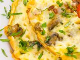Omelette With Mixture Sandwich