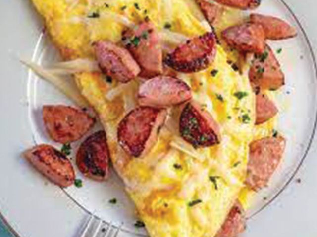 Sausage Omelette Dish