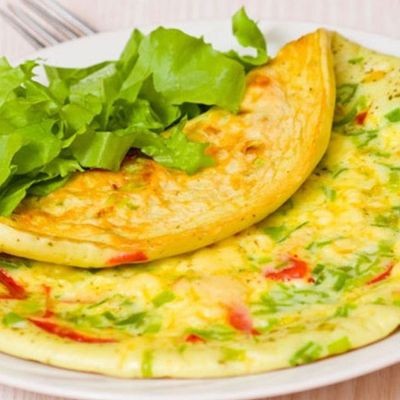 Omelette With Roumi Cheese Sandwich