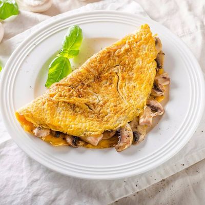 Mushroom omelette