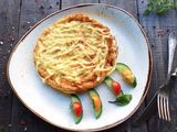 Omelette With Mix Cheese Sandwich