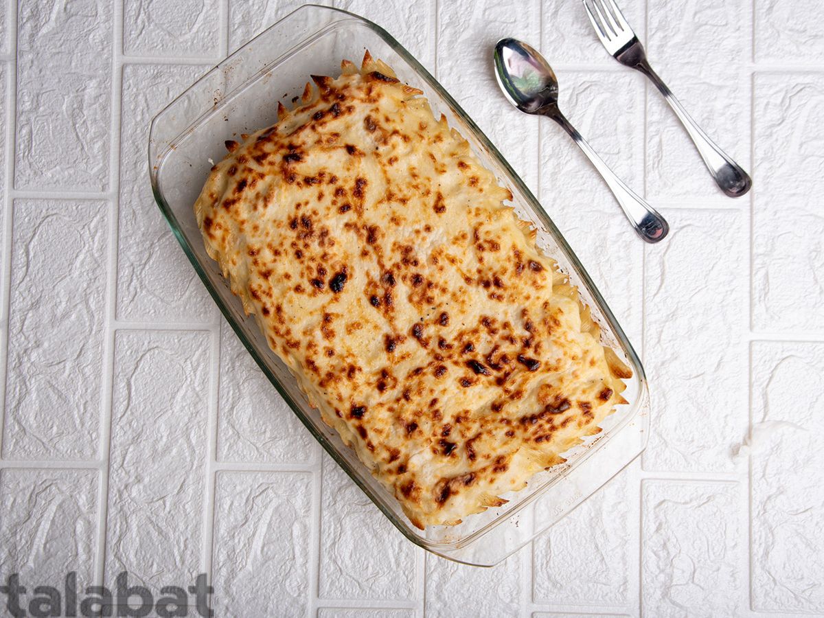 Zucchini With Bechamel Tray