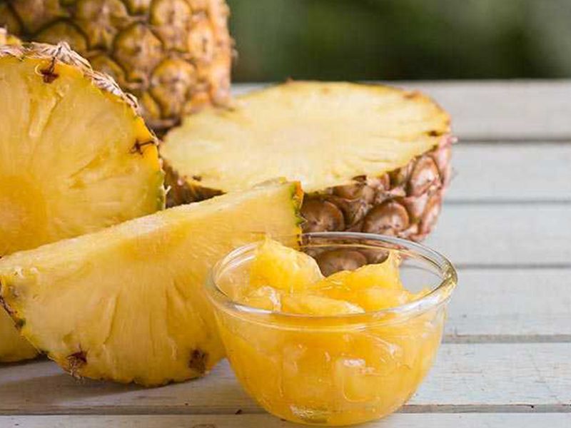 Pineapple Ice Cream Roll