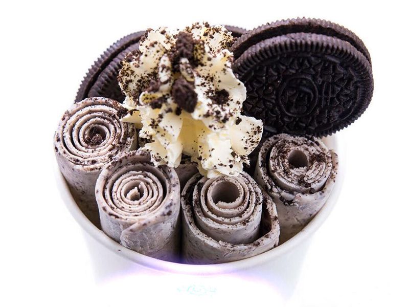 Oreo Ice Cream Roll
