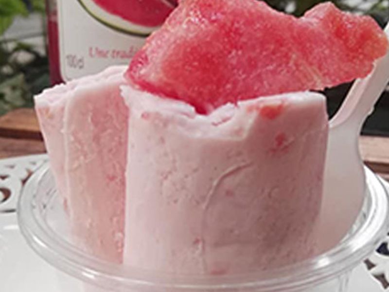 Watermelon Ice Cream Roll