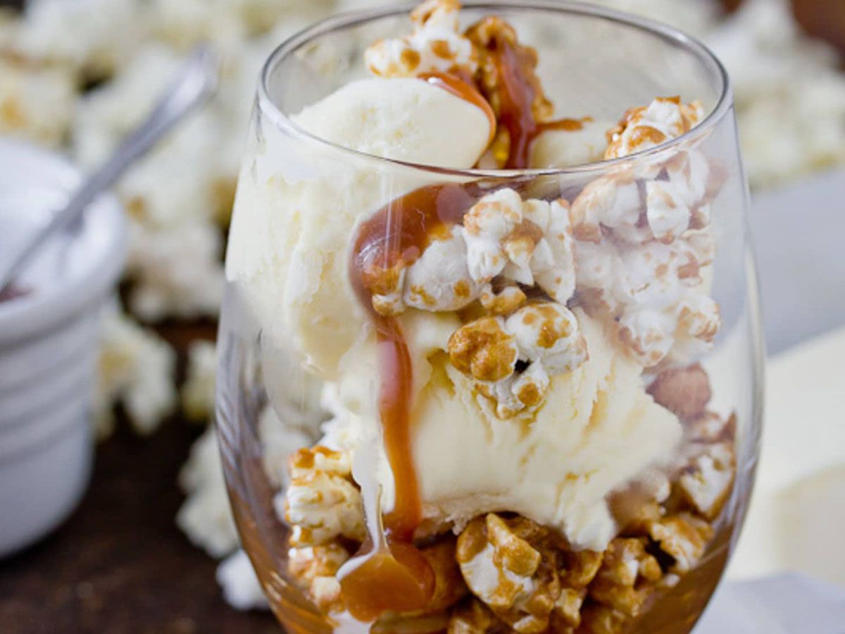 Iced Chocolate Sweet Popcorn