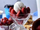 Ice Cream With Fruits