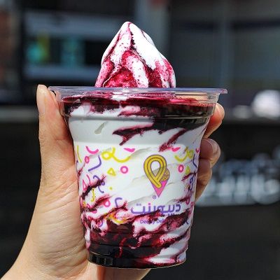 blueberry ice cream