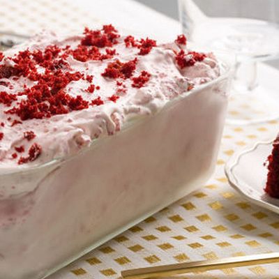 velvet cake Mix ice cream