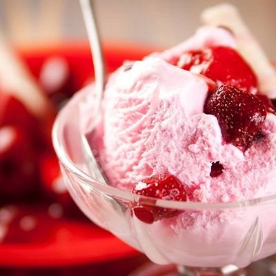 Strawberry ice cream