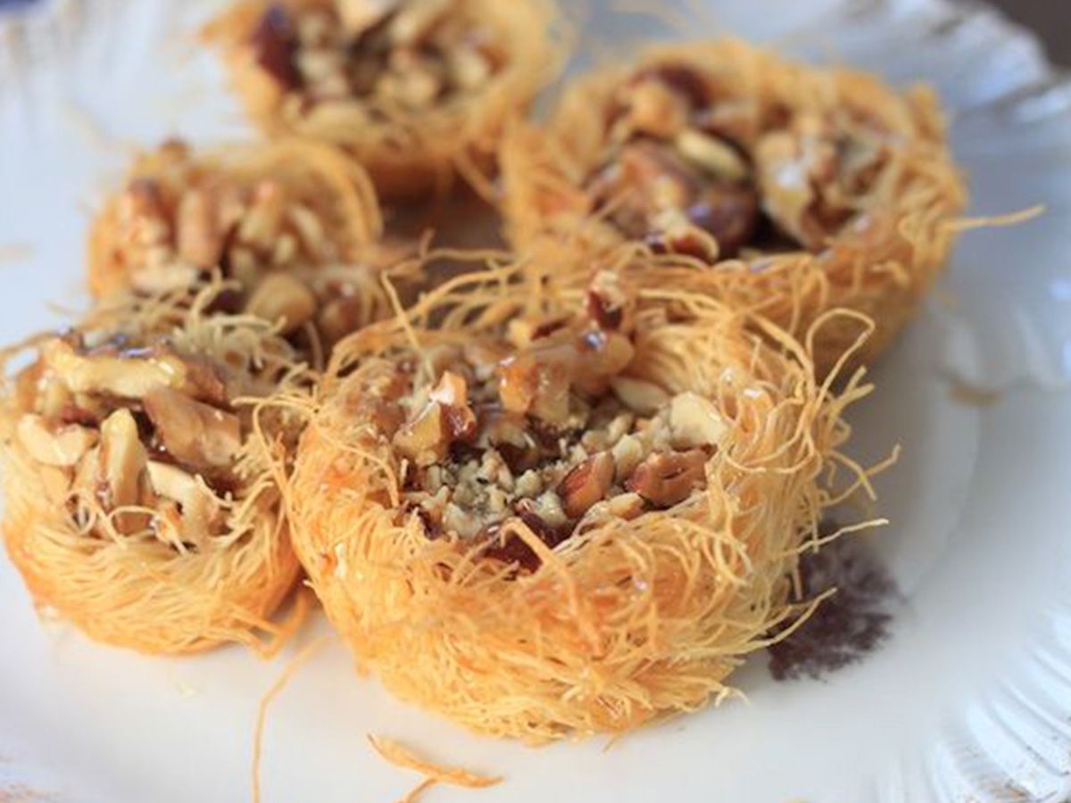 Ice mix kunafa nuts