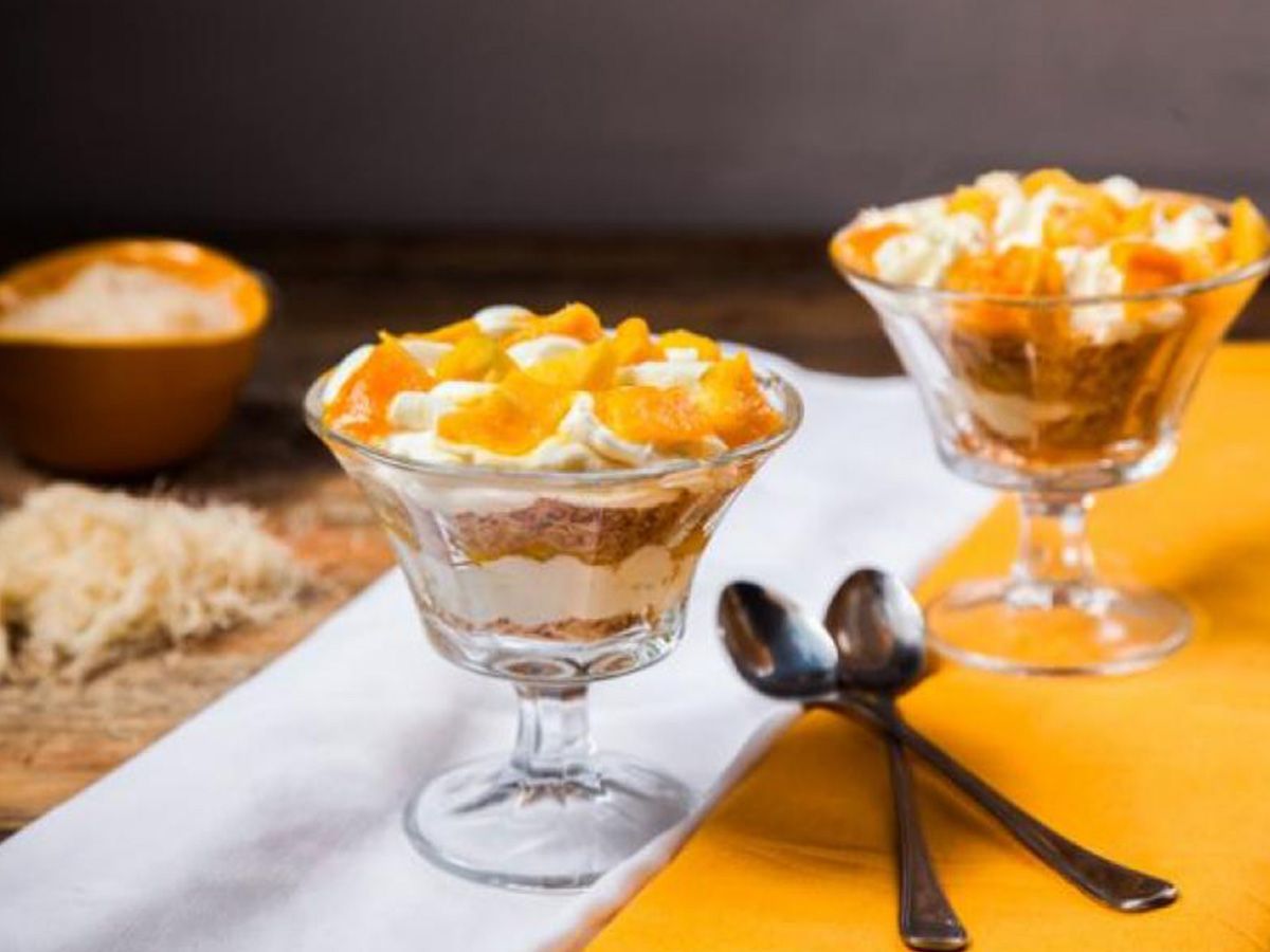ice mix Mango kunafa
