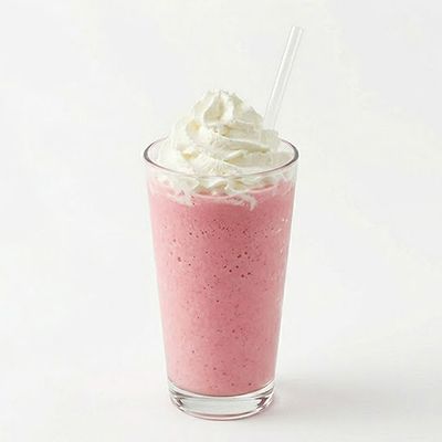 Iced Strawberry Milkshake