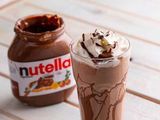 Nutella Chocolate Milkshake