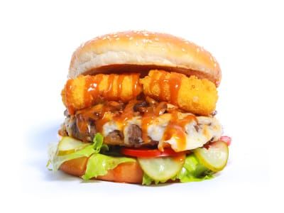 Italiano Beef Burger Sandwich