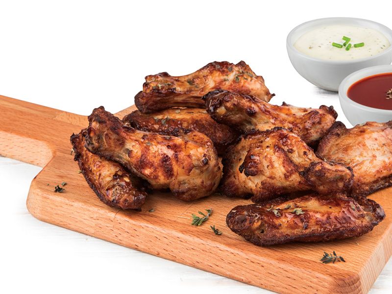 Crispy Chicken Wings Spicy Sauce