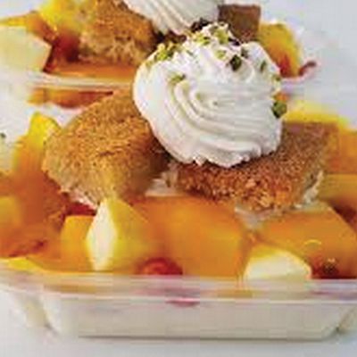 Rice Pudding with Basbousa