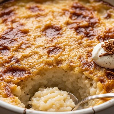 Oven Baked Rice Pudding