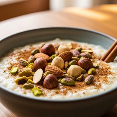 Rice Pudding With Nuts