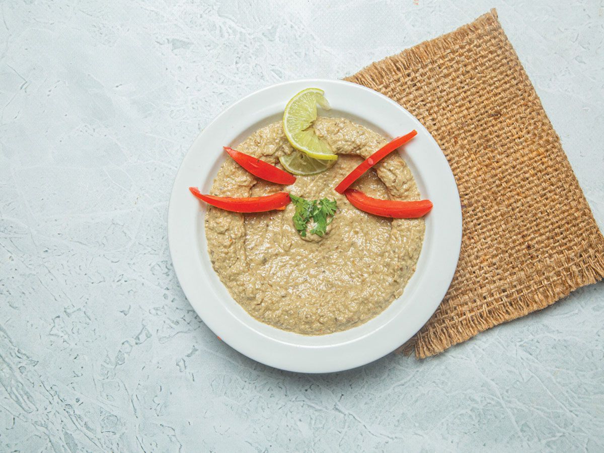 Baba Ghannoug salad