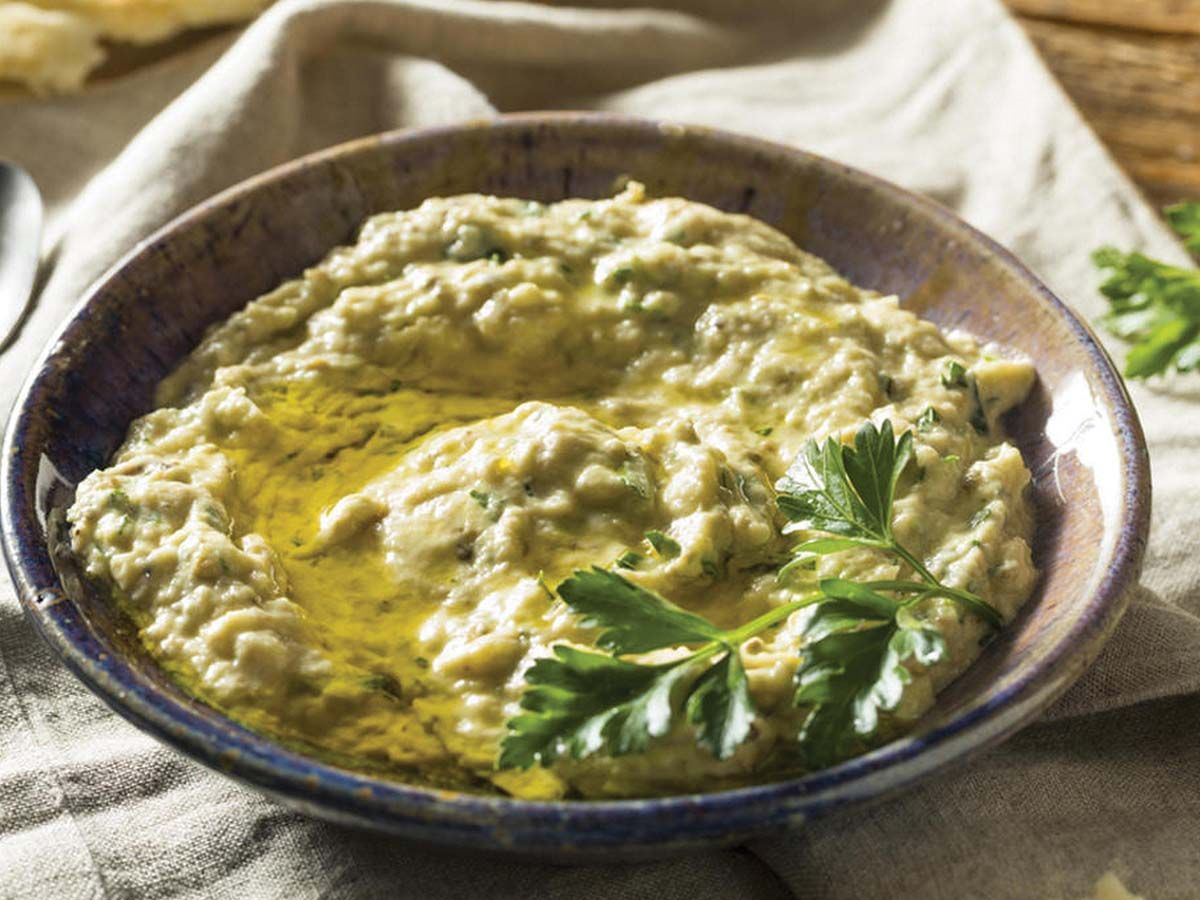 Baba Ghannoug salad