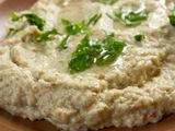 Baba Ghannoug With Vegetables Salad