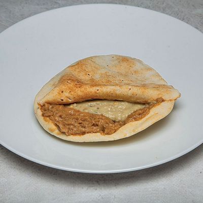 Baba Ghannoug Foul Sandwich