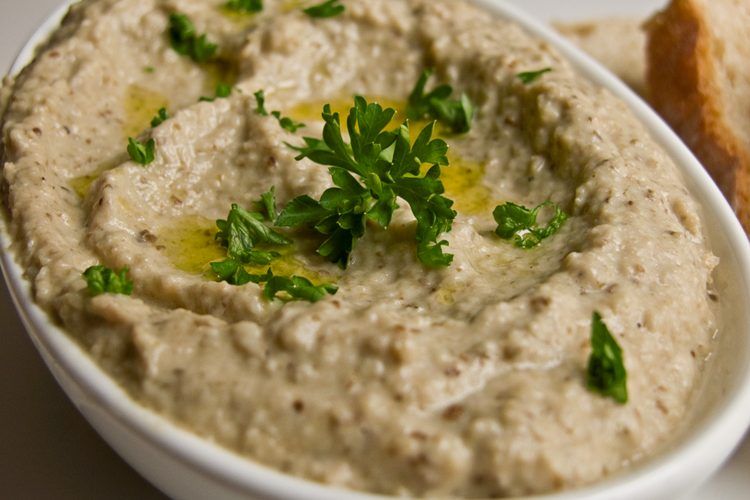 Baba Ghannoug Sandwich