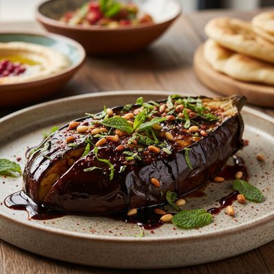 eggplant plate