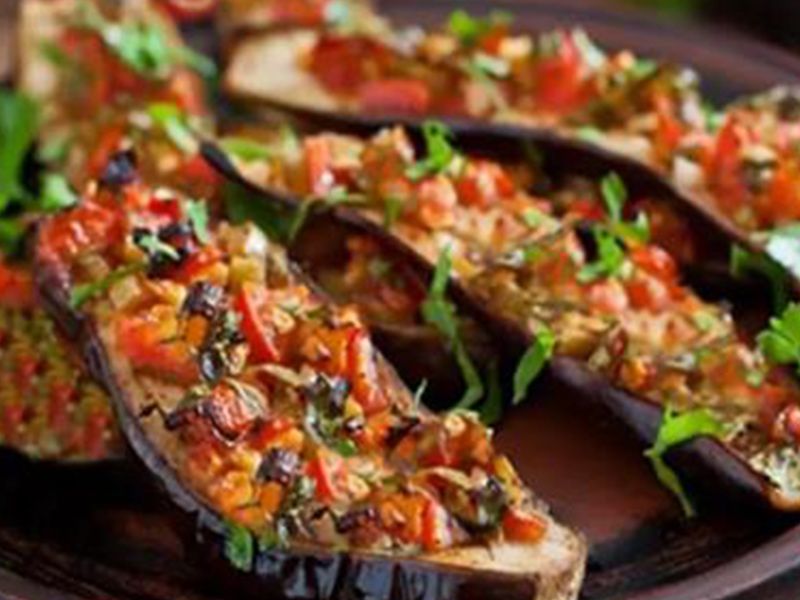 Eggplant Vinegar And Garlic
