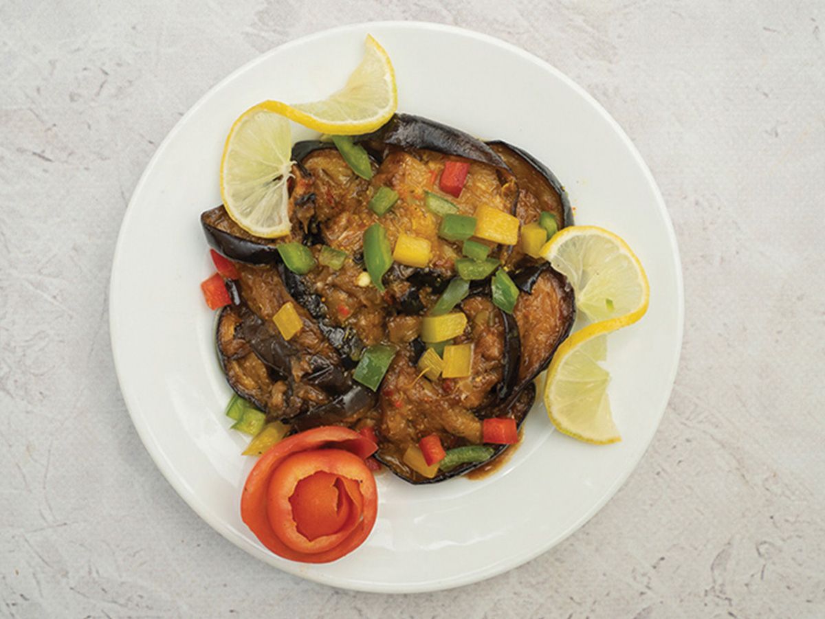 Pickled eggplant