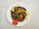 Pickled eggplant salad
