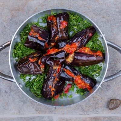 Pickled eggplant