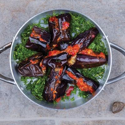Pickled eggplant