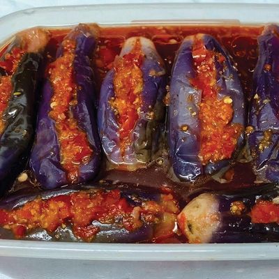Pickled eggplant