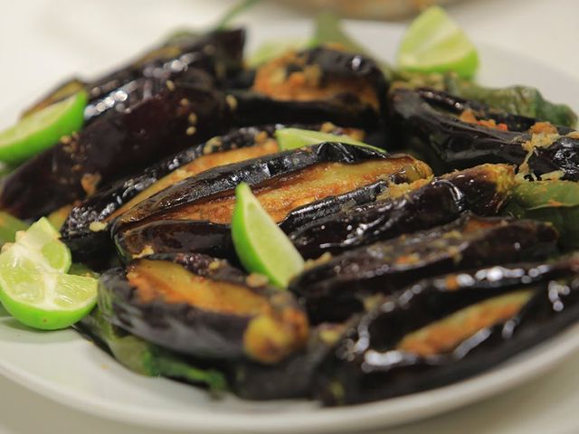 Pickled Eggplant salad