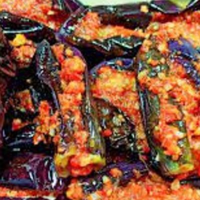 Large Pickled eggplant