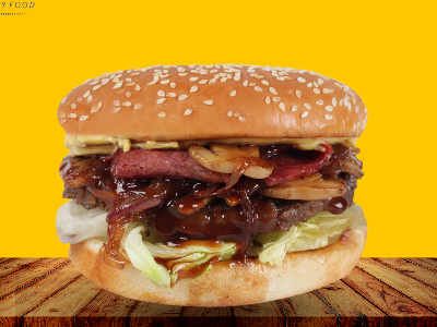 BBQ Beef Burger Sandwich