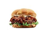 BBQ Mega Beef Burger With Cheese Sandwich