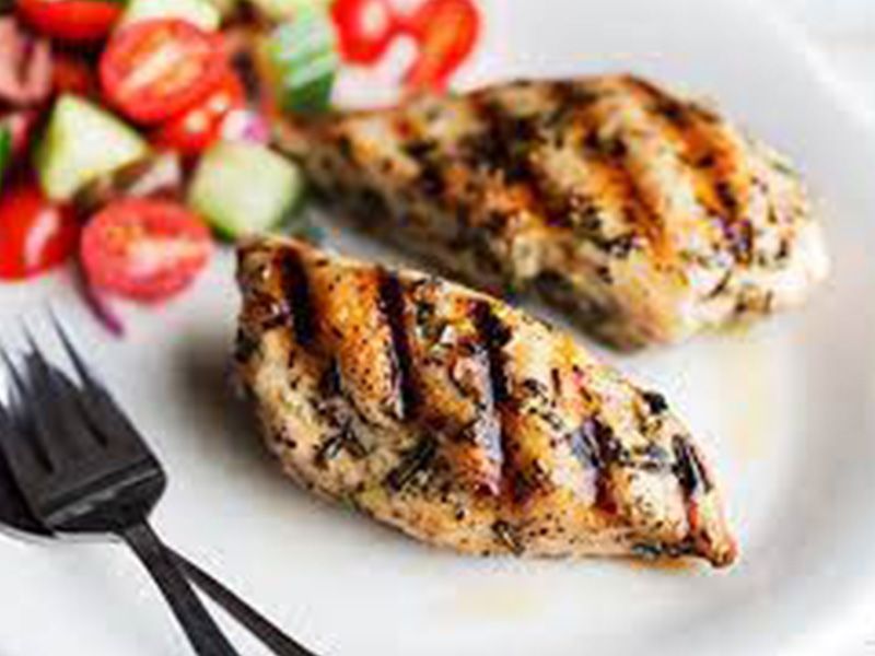 Grilled BBQ Chicken Meal