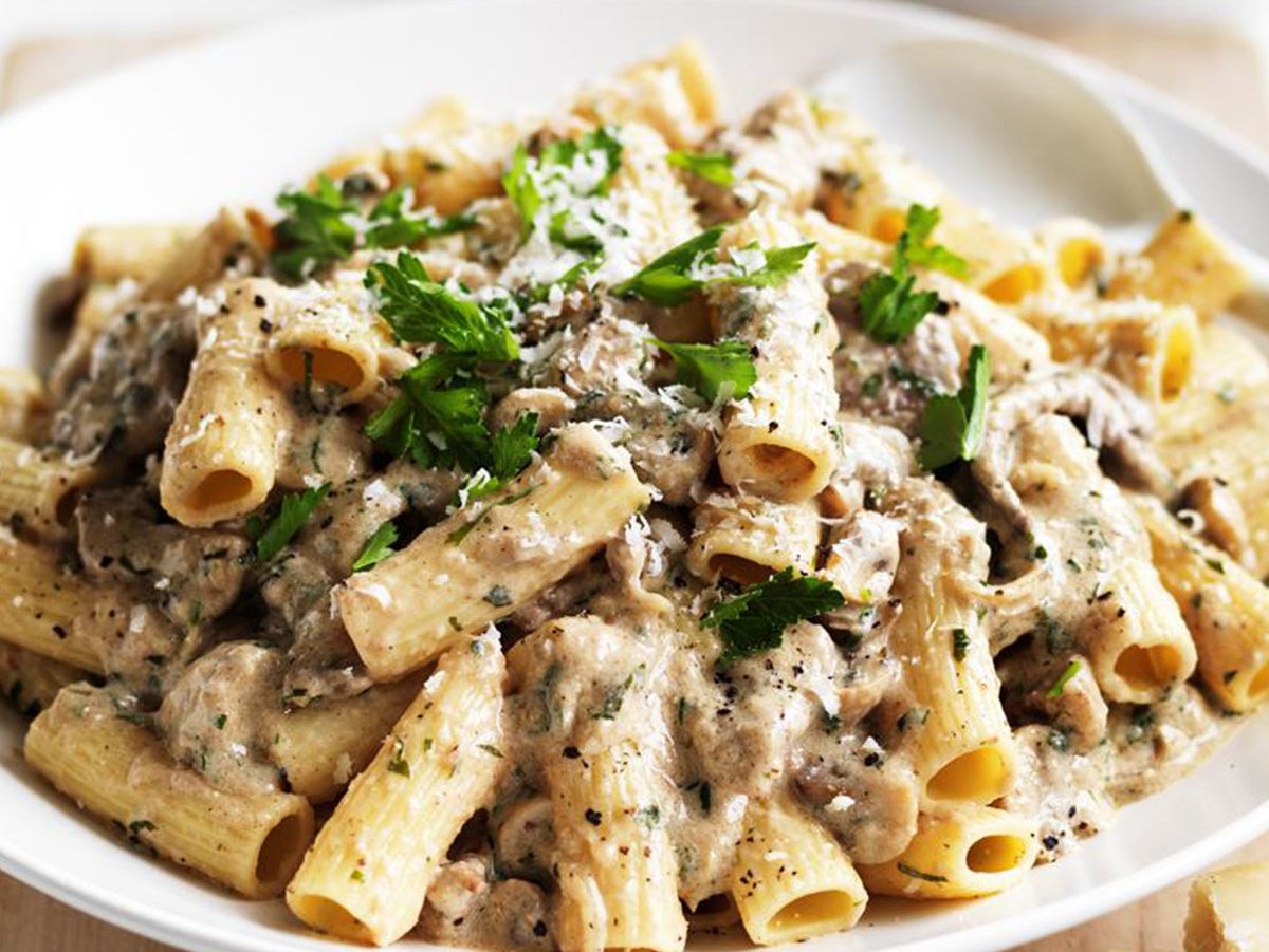 Mushroom Beef Pasta