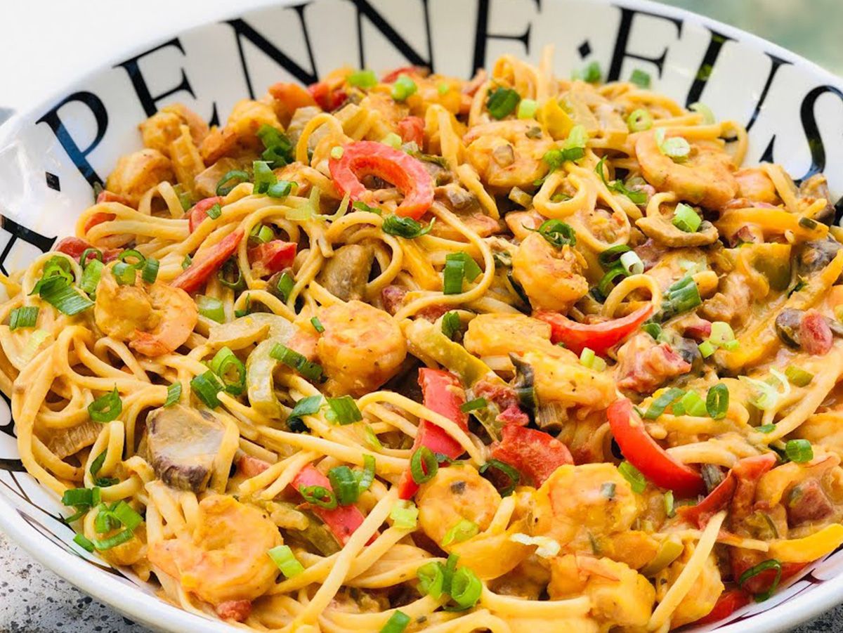 Chicken and Shrimp Pasta