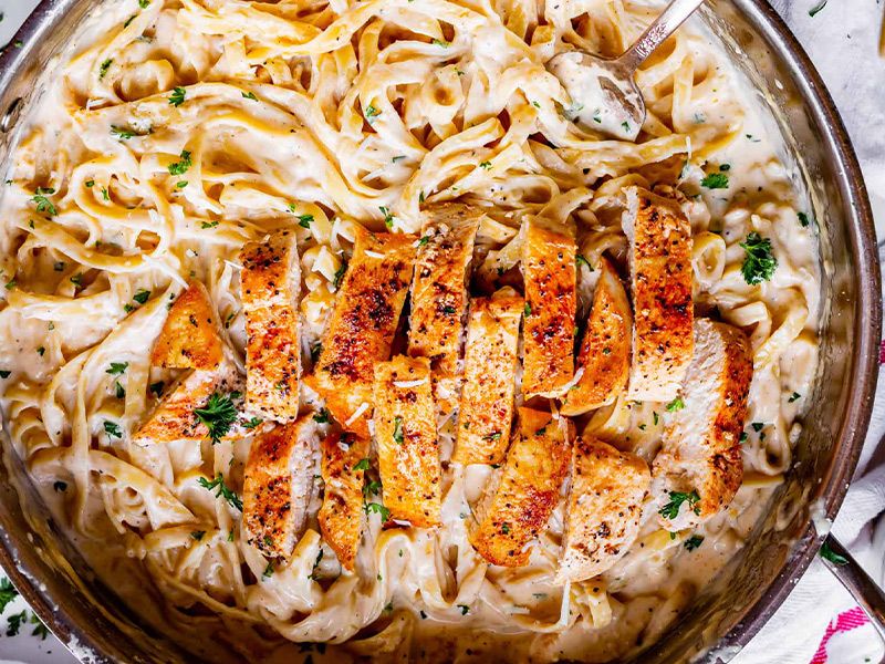 Pasta With Skiltini Chicken