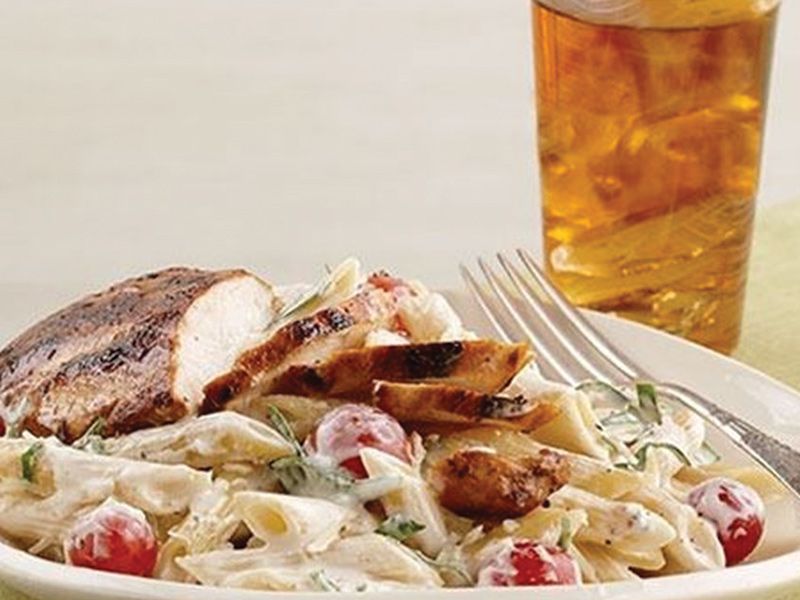 Pasta With Basil And Chicken