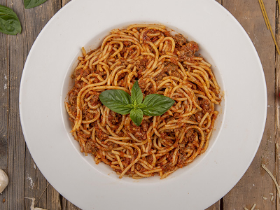 Meat Red Sauce Pasta