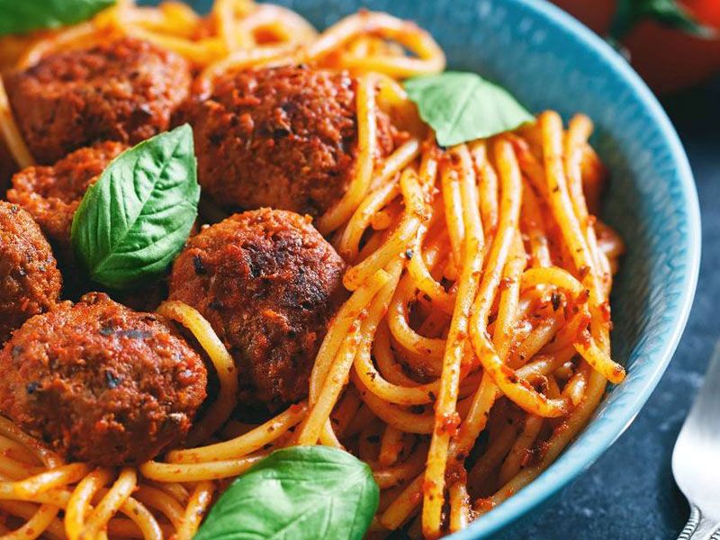 Meat Balls Pasta