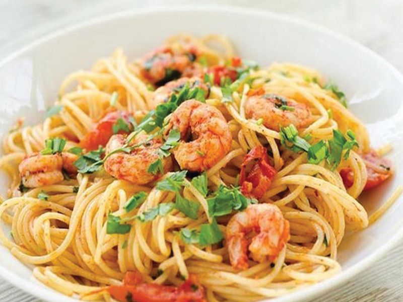 Creamy Seafood pasta