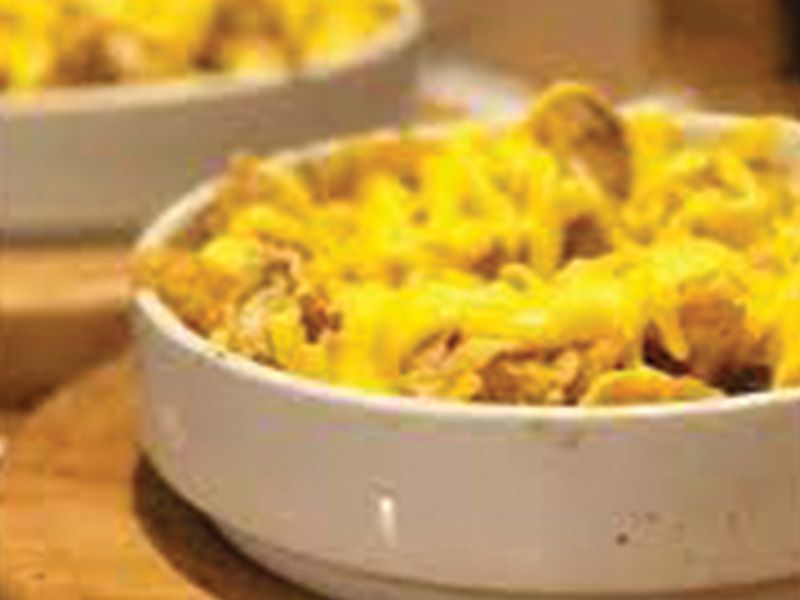 Crispy Chicken Pasta