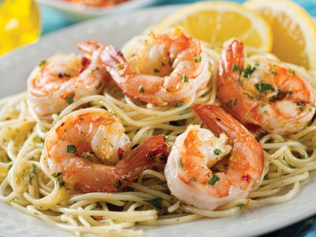 Shrimp pasta