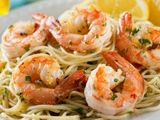 Shrimp spaghetti